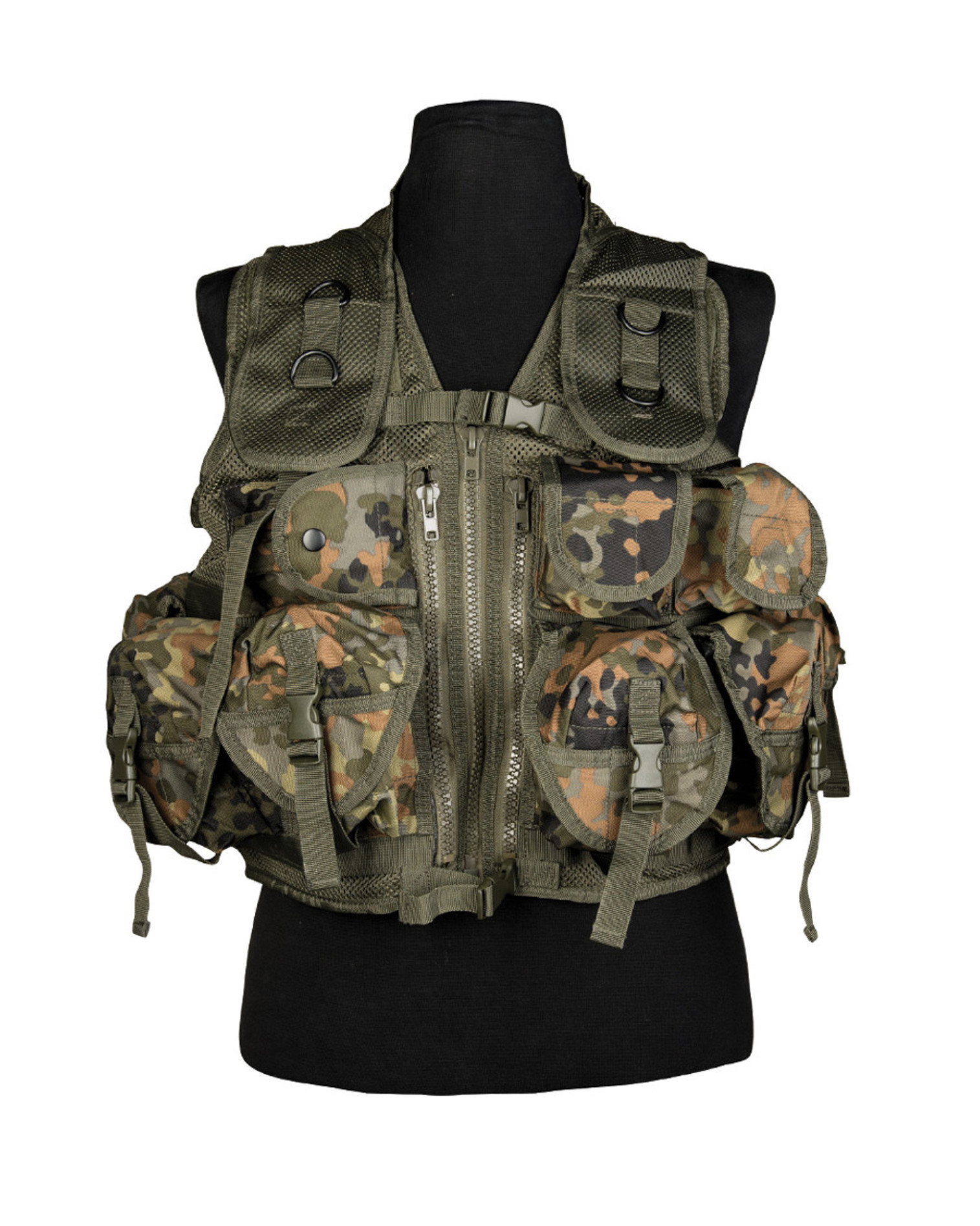 Mil-Tec Flecktarn 9 Pocket Tactical Vest